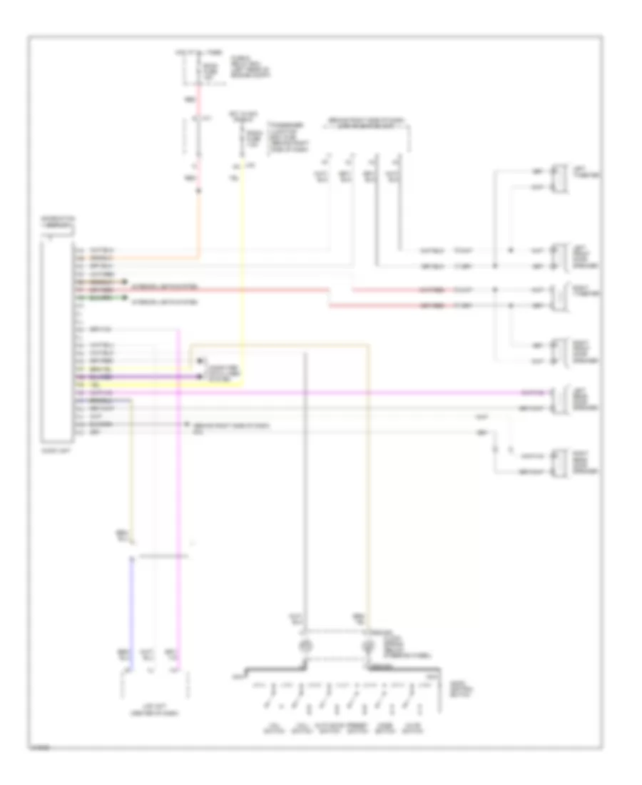 Radio Wiring Diagram with Base with Navigation for Mazda 3 i 2005