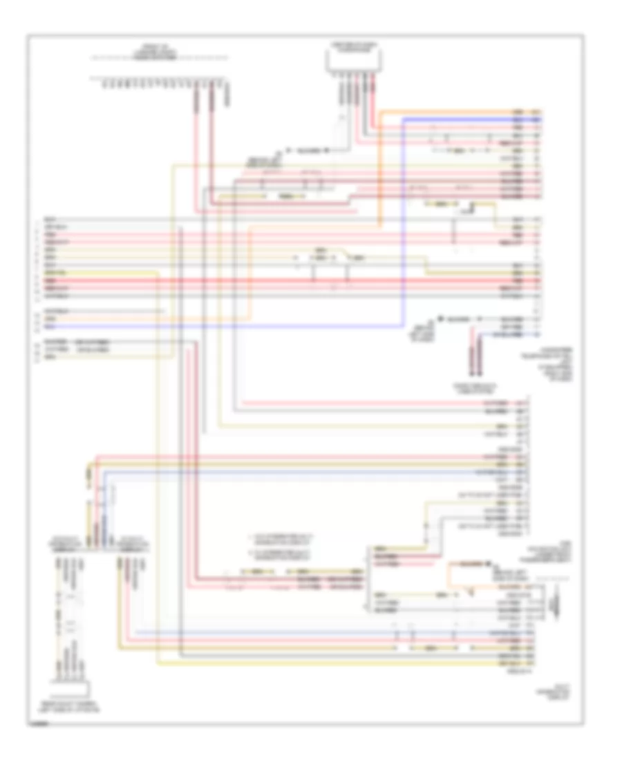Navigation Wiring Diagram (3 of 3) for Mazda CX-7 i SV 2010
