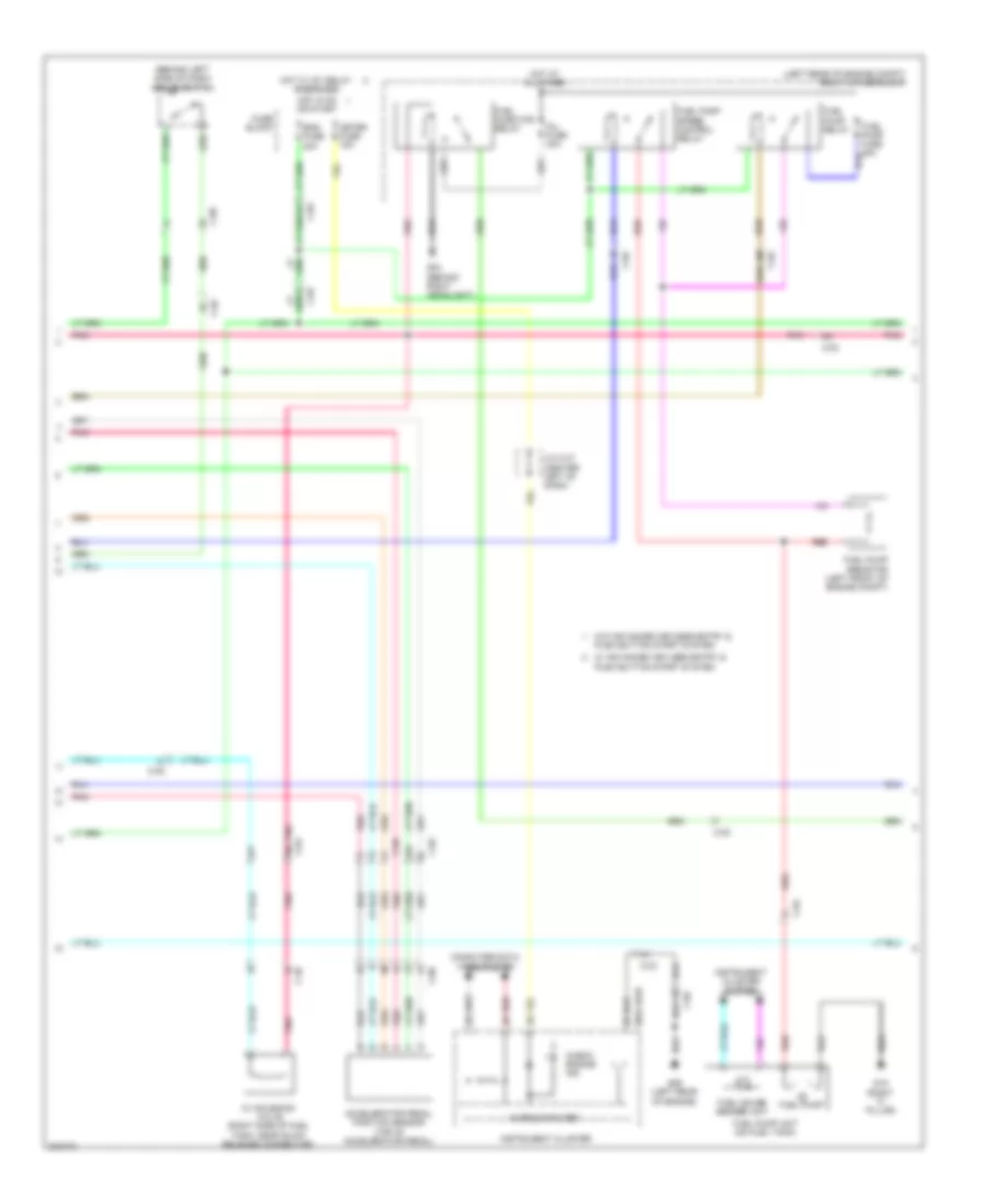 2.3L Turbo, Engine Performance Wiring Diagram (2 of 4) for Mazda 3 s Grand Touring 2012