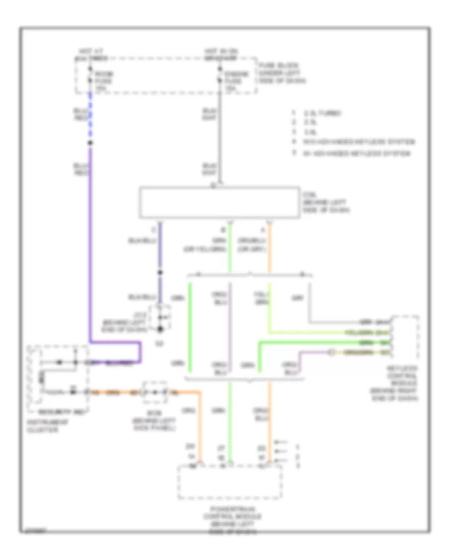 Immobilizer Wiring Diagram for Mazda 6 s 2007