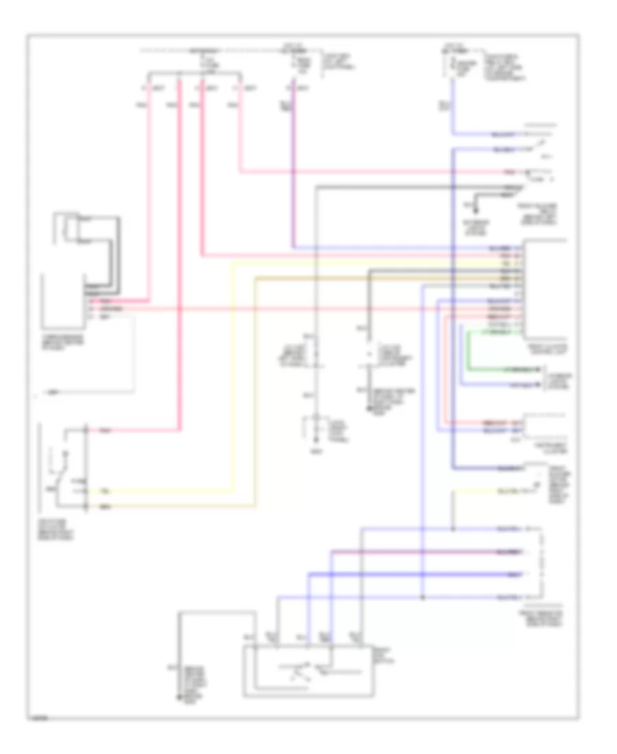 Manual A C Wiring Diagram 2 of 2 for Mazda MPV DX 2000