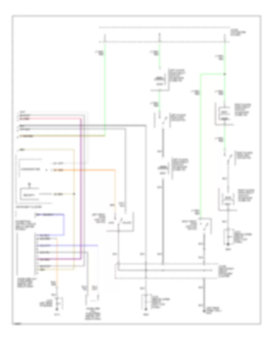 Anti-theft Wiring Diagram (2 of 2) for Mazda MPV DX 2000