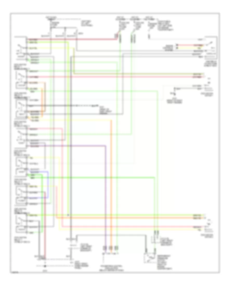 Cooling Fan Wiring Diagram with A C for Mazda MPV DX 2000