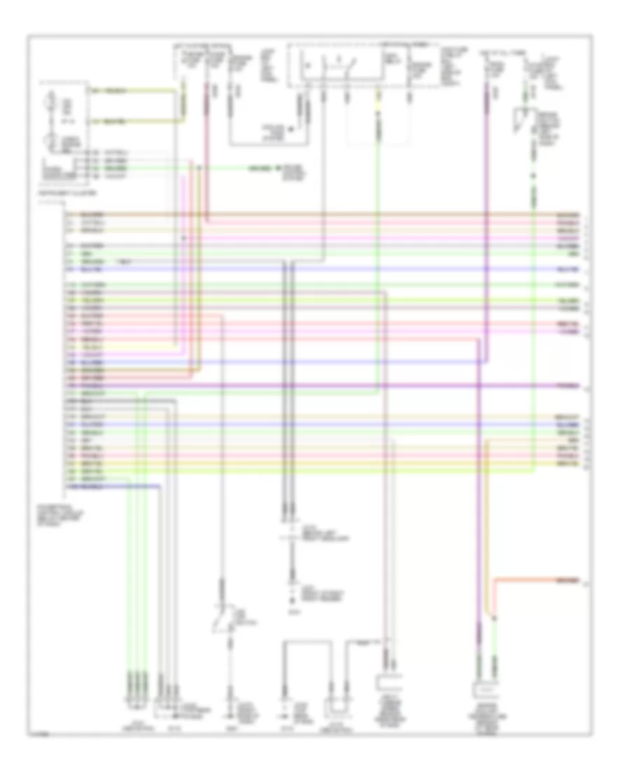 A T Wiring Diagram 1 of 2 for Mazda MPV DX 2000