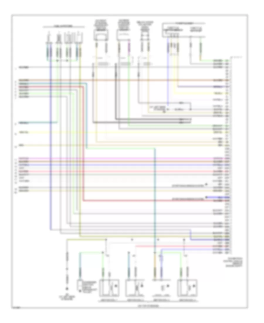 2.0L, Engine Performance Wiring Diagram, Except California (4 of 4) for Mazda 3 s 2005