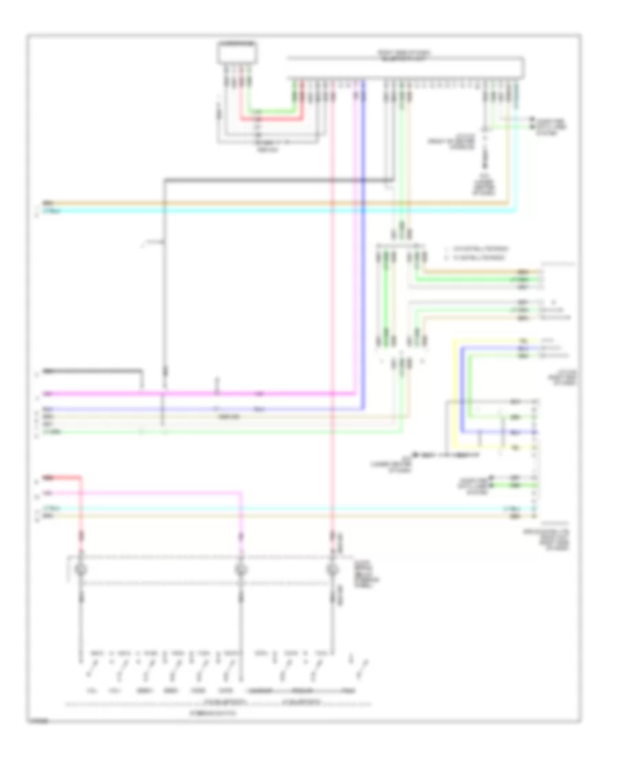 Navigation Wiring Diagram, without Bose (2 of 2) for Mazda 3 s Grand Touring 2012