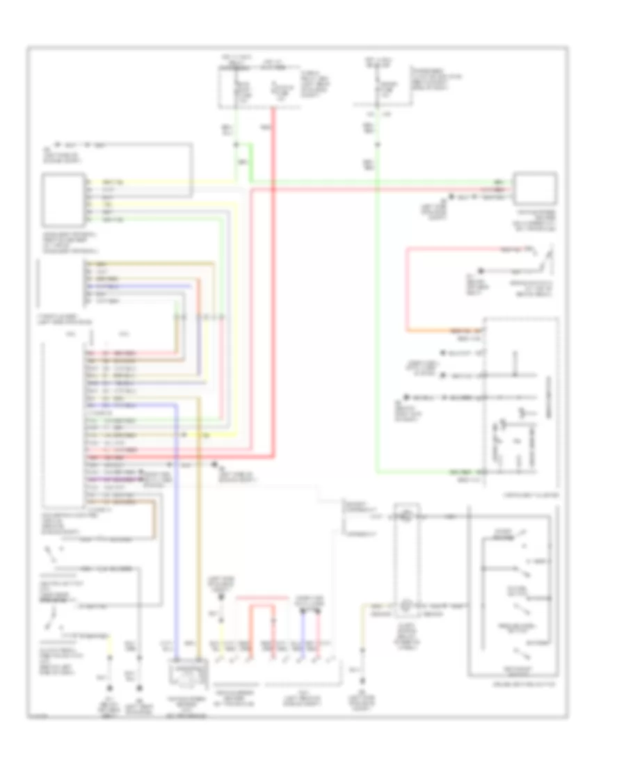 2.3L, Cruise Control Wiring Diagram, Except California for Mazda 3 s Sport 2009