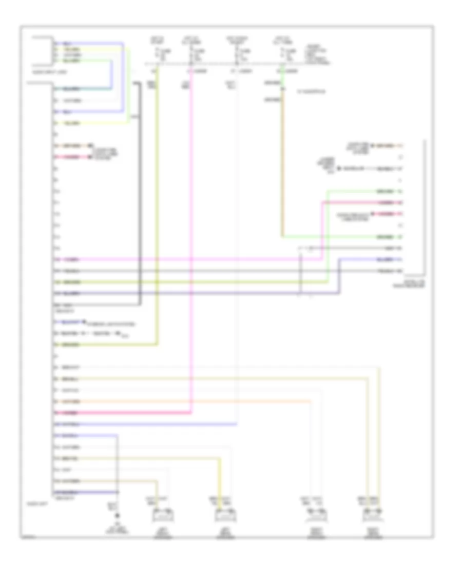 Premium Radio Wiring Diagram Late Production for Mazda B2007 2300
