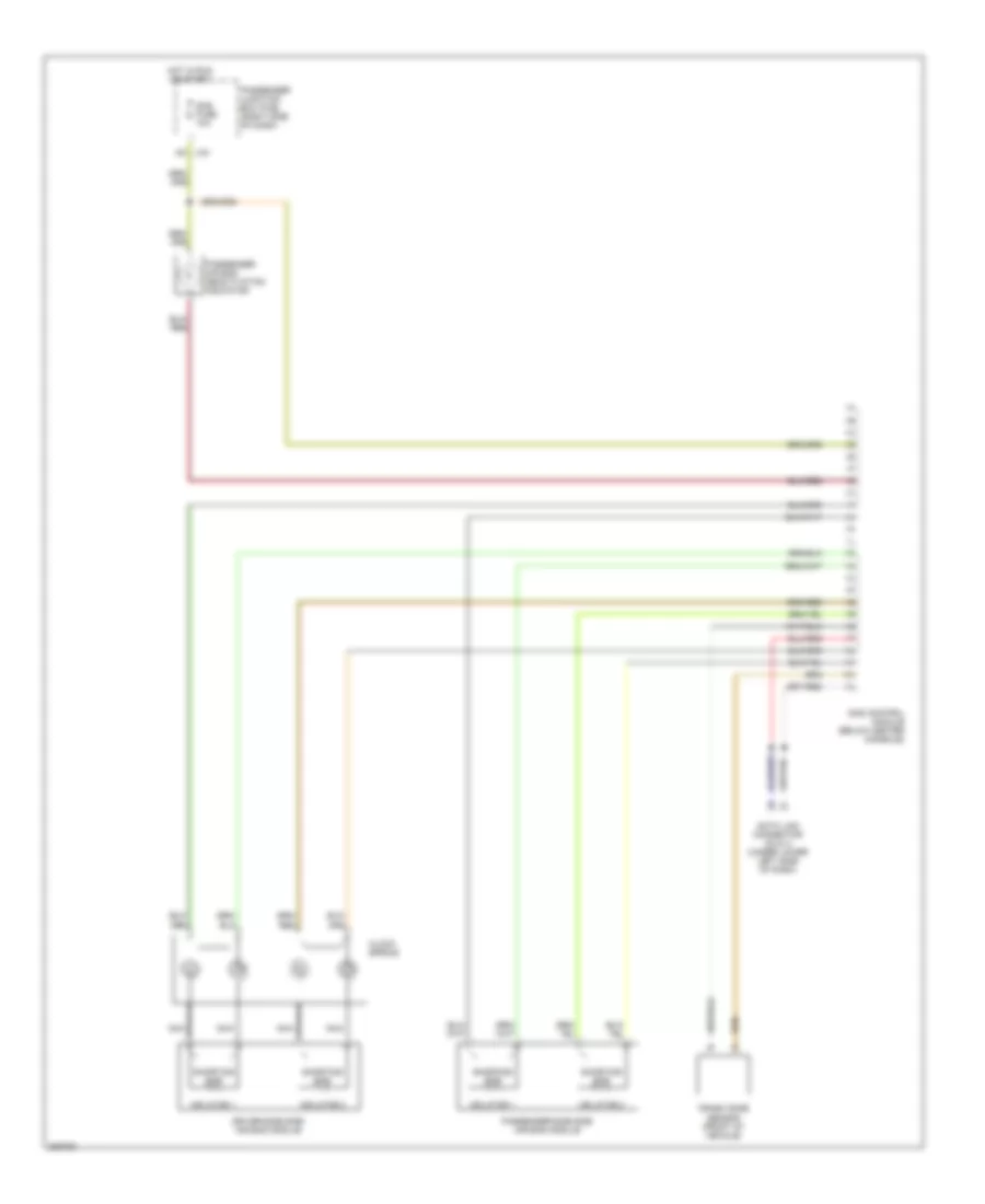 Supplemental Restraints Wiring Diagram 2 of 2 for Mazda 3 SP23 2005