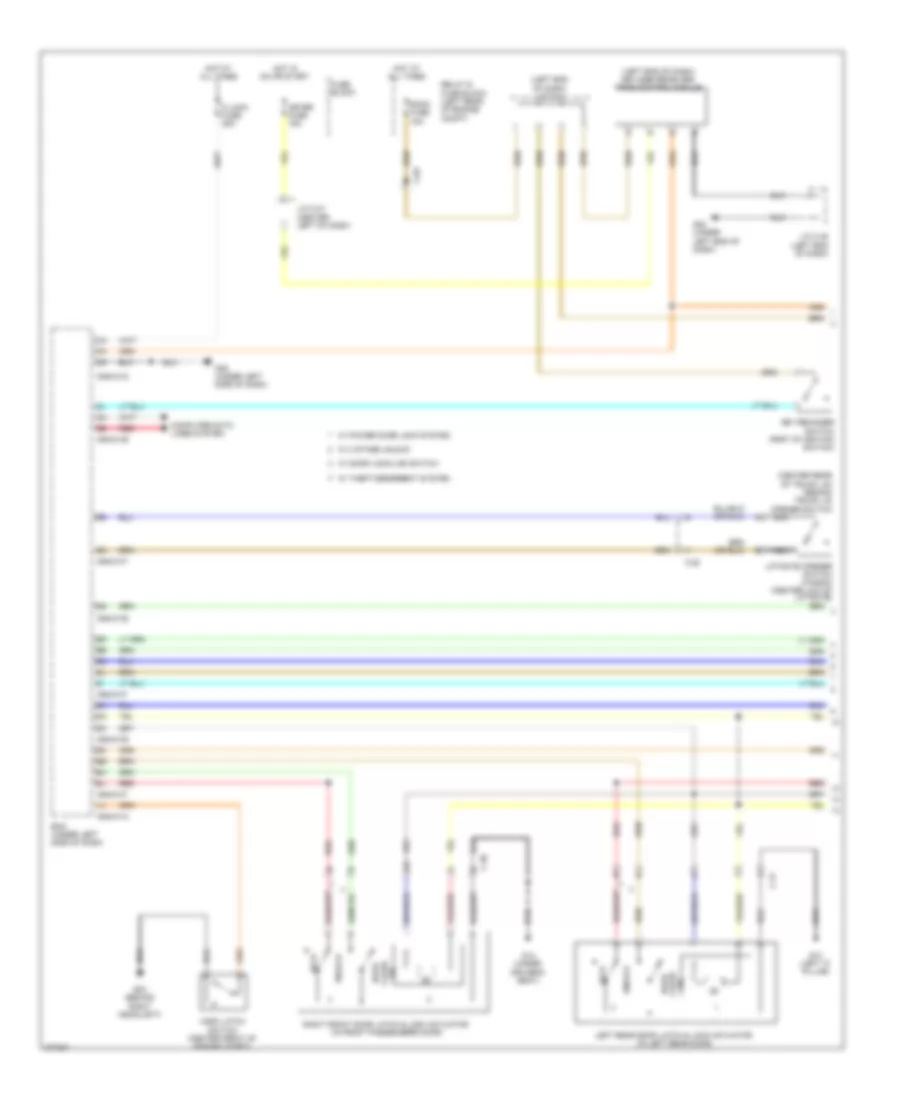 Forced Entry Wiring Diagram without Advanced Keyless Entry  Start System 1 of 2 for Mazda 3 s Sport 2012