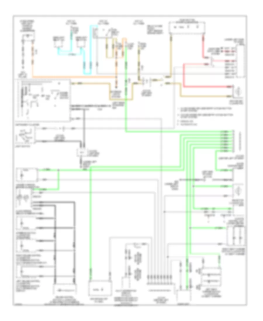 Instrument Illumination Wiring Diagram for Mazda 3 s Sport 2012