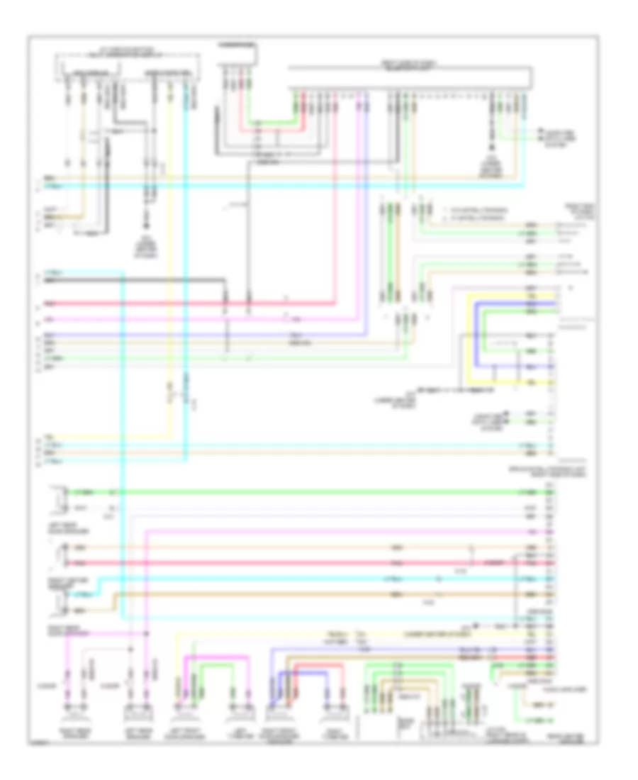 Radio Wiring Diagram, with Bose (2 of 2) for Mazda 3 s Sport 2012