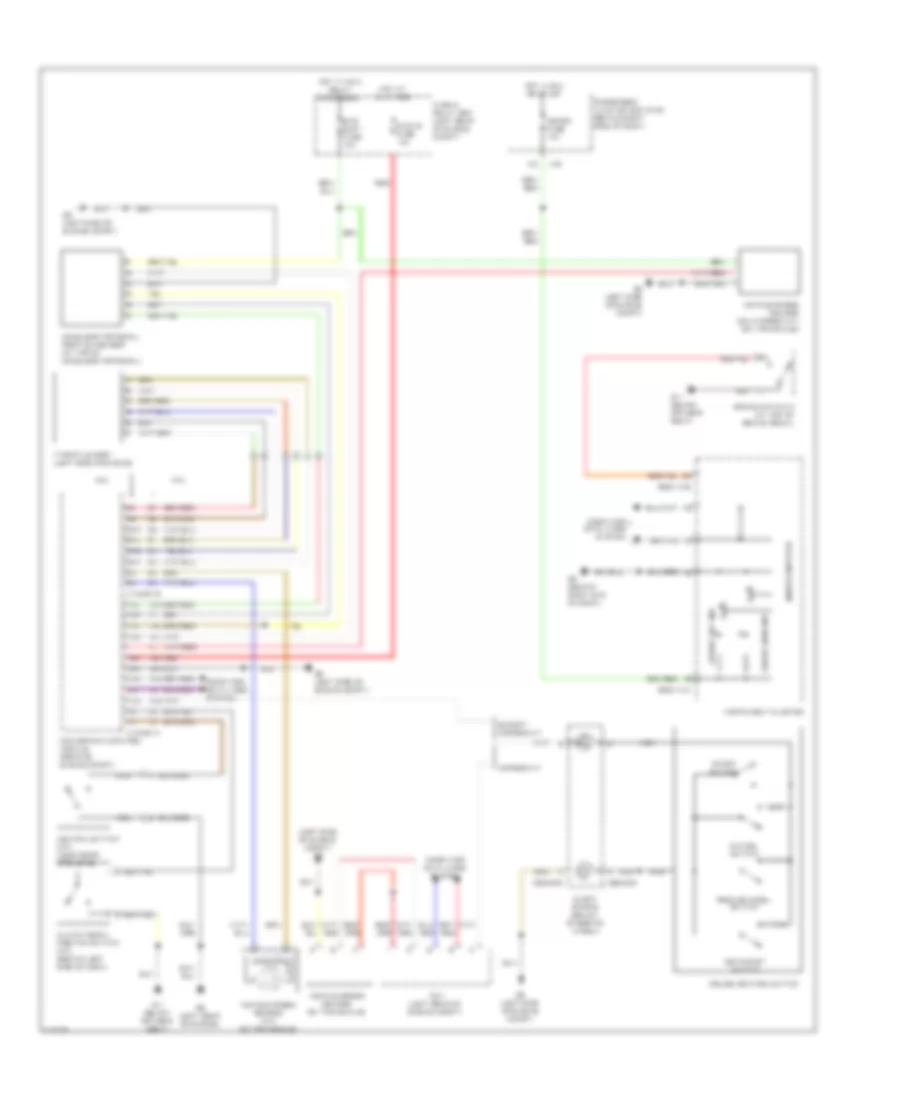 2.0L, Cruise Control Wiring Diagram, Except California for Mazda 3 s Touring 2009