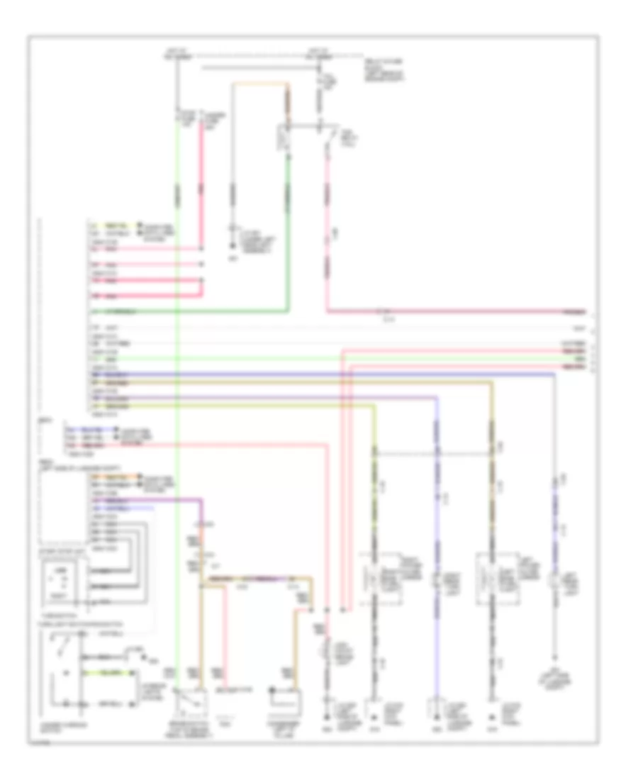 Exterior Lamps Wiring Diagram (1 of 2) for Mazda CX-5 Grand Touring 2013