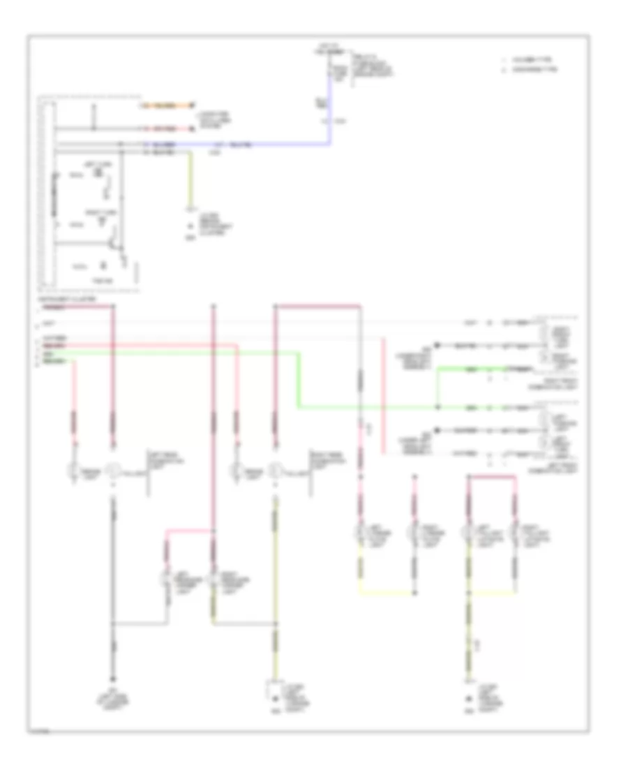 Exterior Lamps Wiring Diagram 2 of 2 for Mazda CX 5 Grand Touring 2013