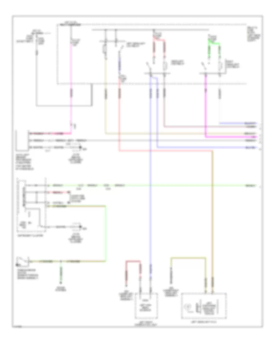 Headlamps Wiring Diagram with HID 1 of 2 for Mazda CX 5 Grand Touring 2013