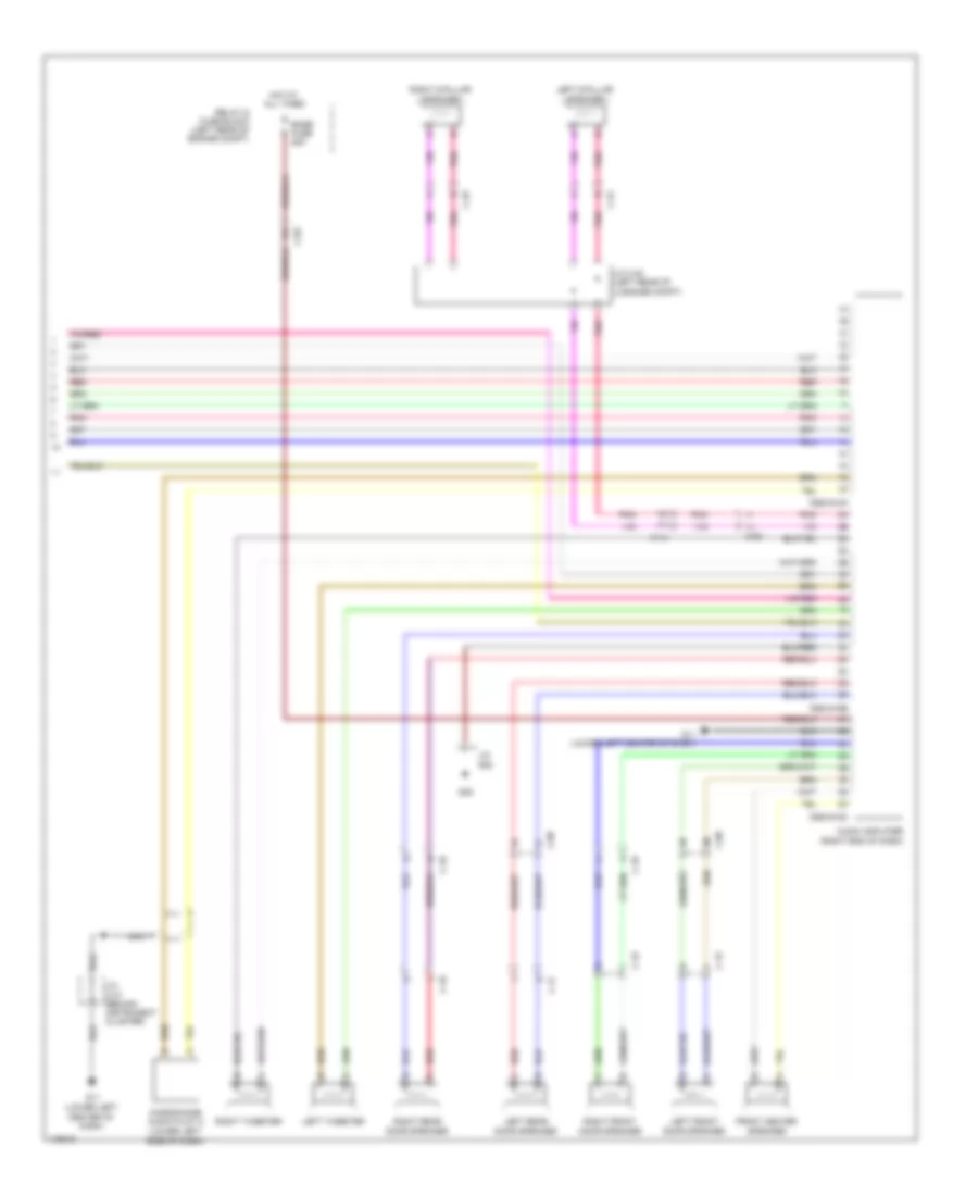 Radio Wiring Diagram, with Bose (4 of 4) for Mazda CX-5 Grand Touring 2013