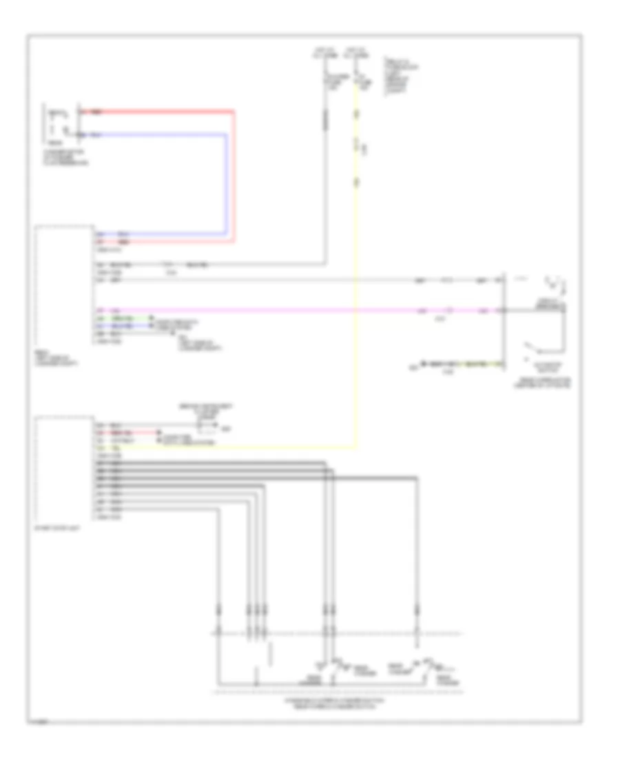 Электросхема заднего стеклоочистителя дворника и омывателя для Mazda CX-5 Grand Touring 2013