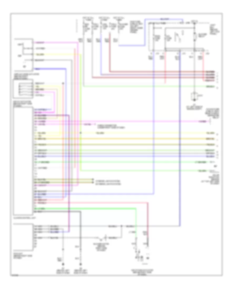 3.0L, Automatic AC Wiring Diagram (1 of 2) for Mazda 6 i 2005