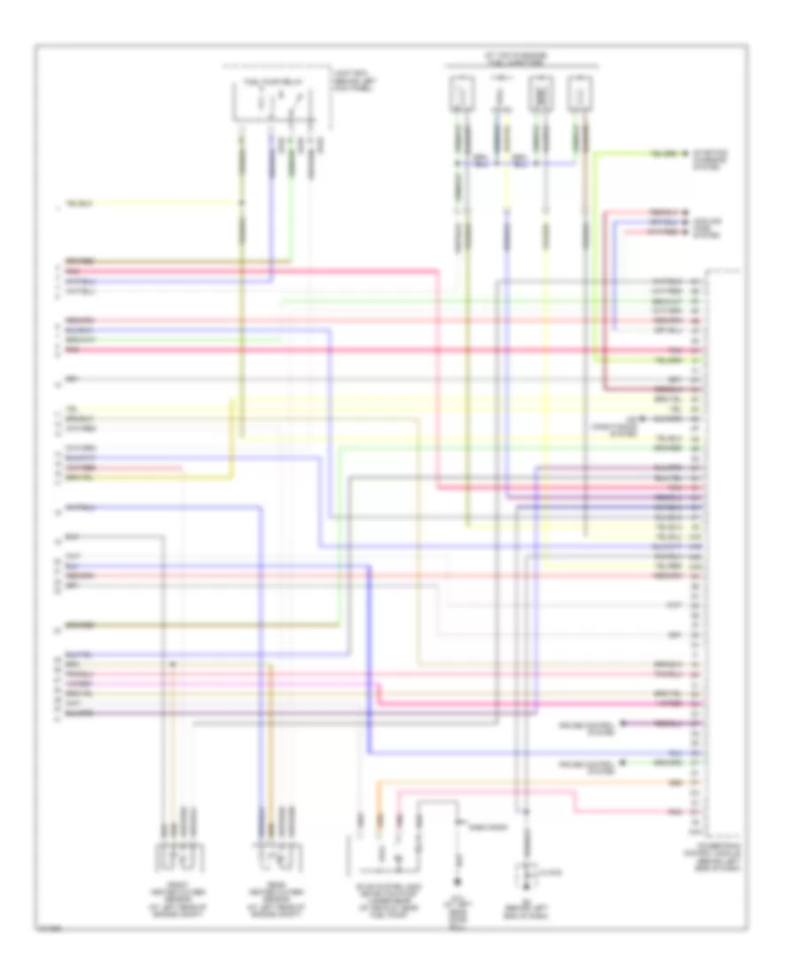 2.3L, Engine Performance Wiring Diagram, Except California (4 of 4) for Mazda 6 i 2005