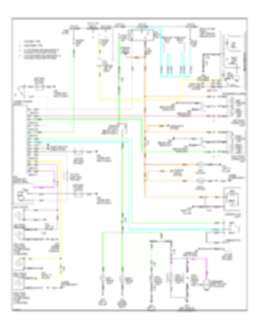 Exterior Lamps Wiring Diagram for Mazda 3 s Touring 2012