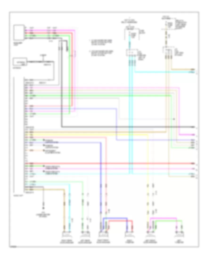 Navigation Wiring Diagram without Bose 1 of 2 for Mazda 3 s Touring 2012