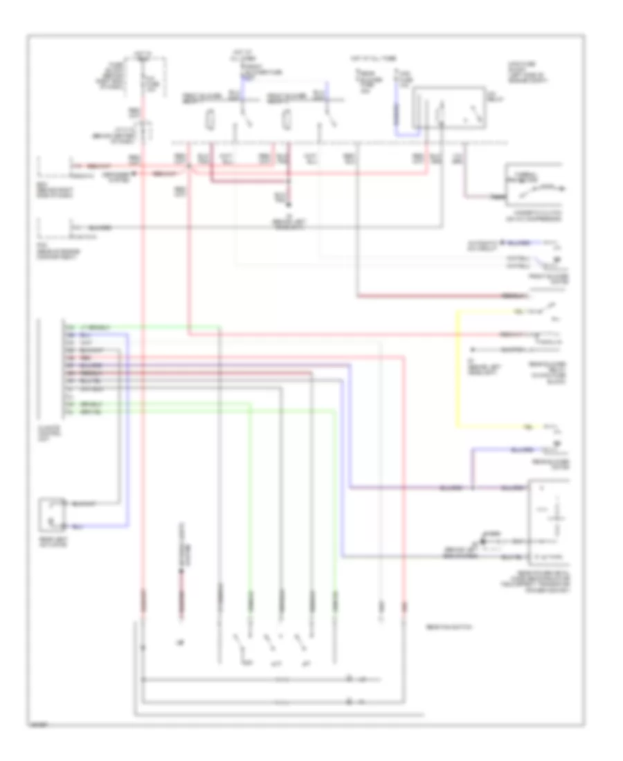 Rear AC Wiring Diagram for Mazda 5 Grand Touring 2009