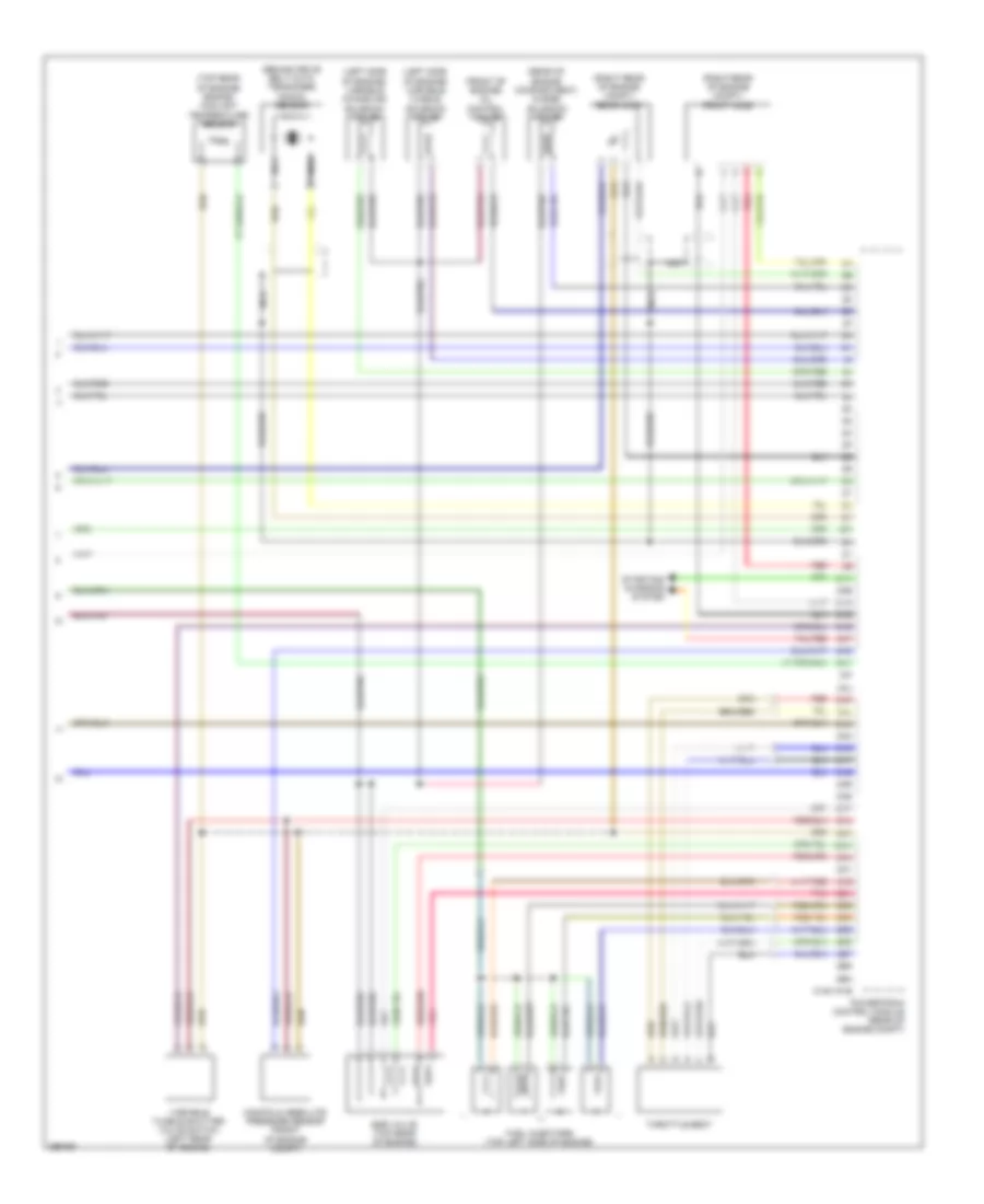 2.3L, Engine Performance Wiring Diagram (4 of 4) for Mazda 5 Grand Touring 2009