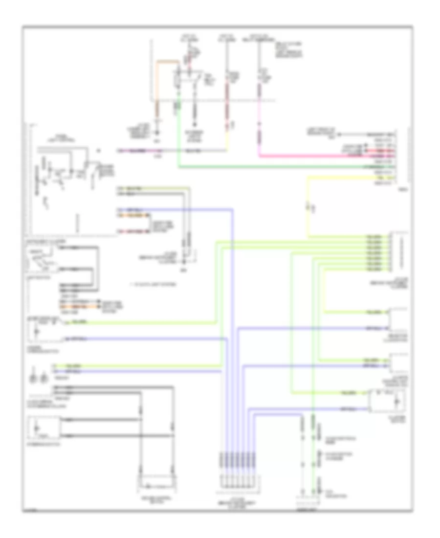 Instrument Illumination Wiring Diagram for Mazda CX 5 Sport 2013