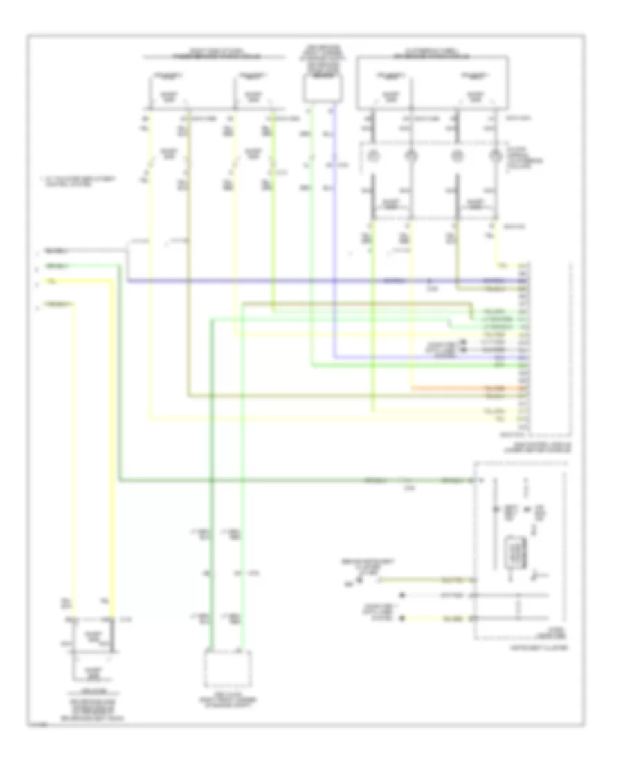 Supplemental Restraints Wiring Diagram 3 of 3 for Mazda CX 5 Sport 2013