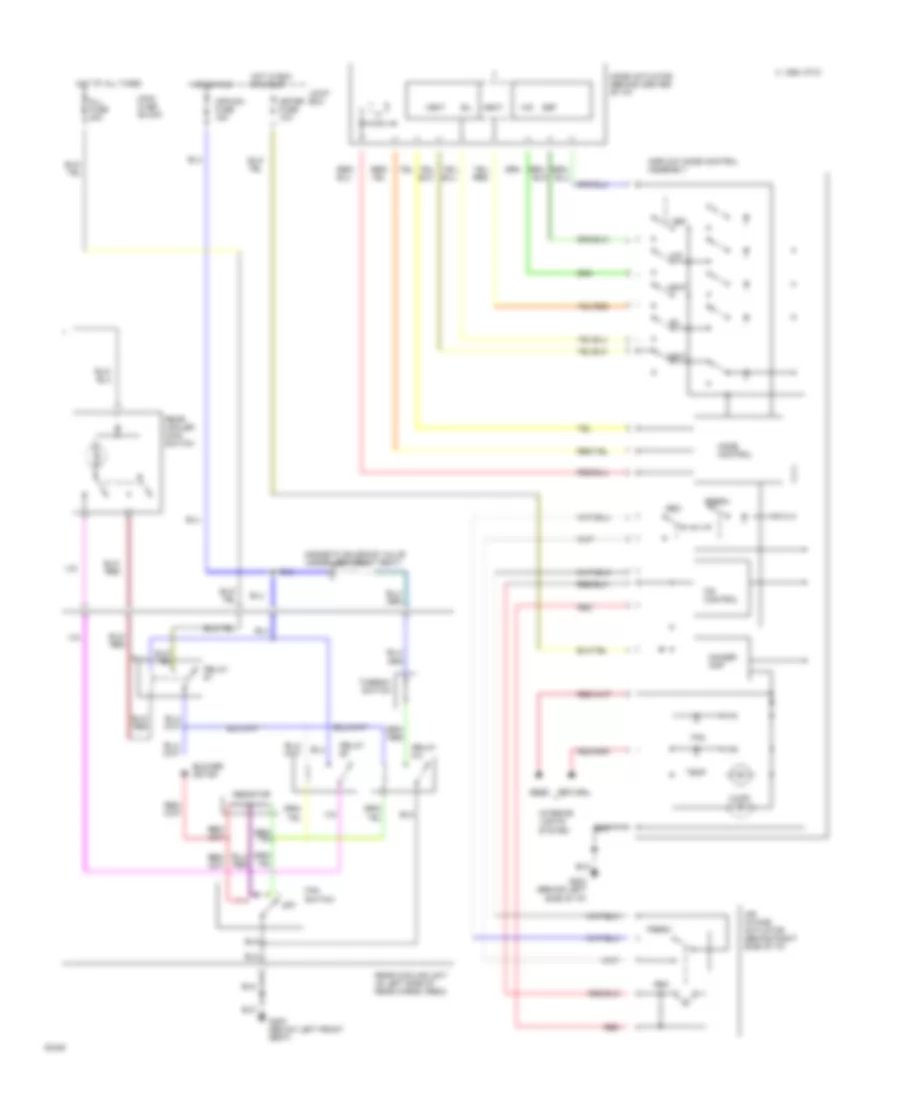 A C Wiring Diagram 2 of 2 for Mazda MPV LX 1994