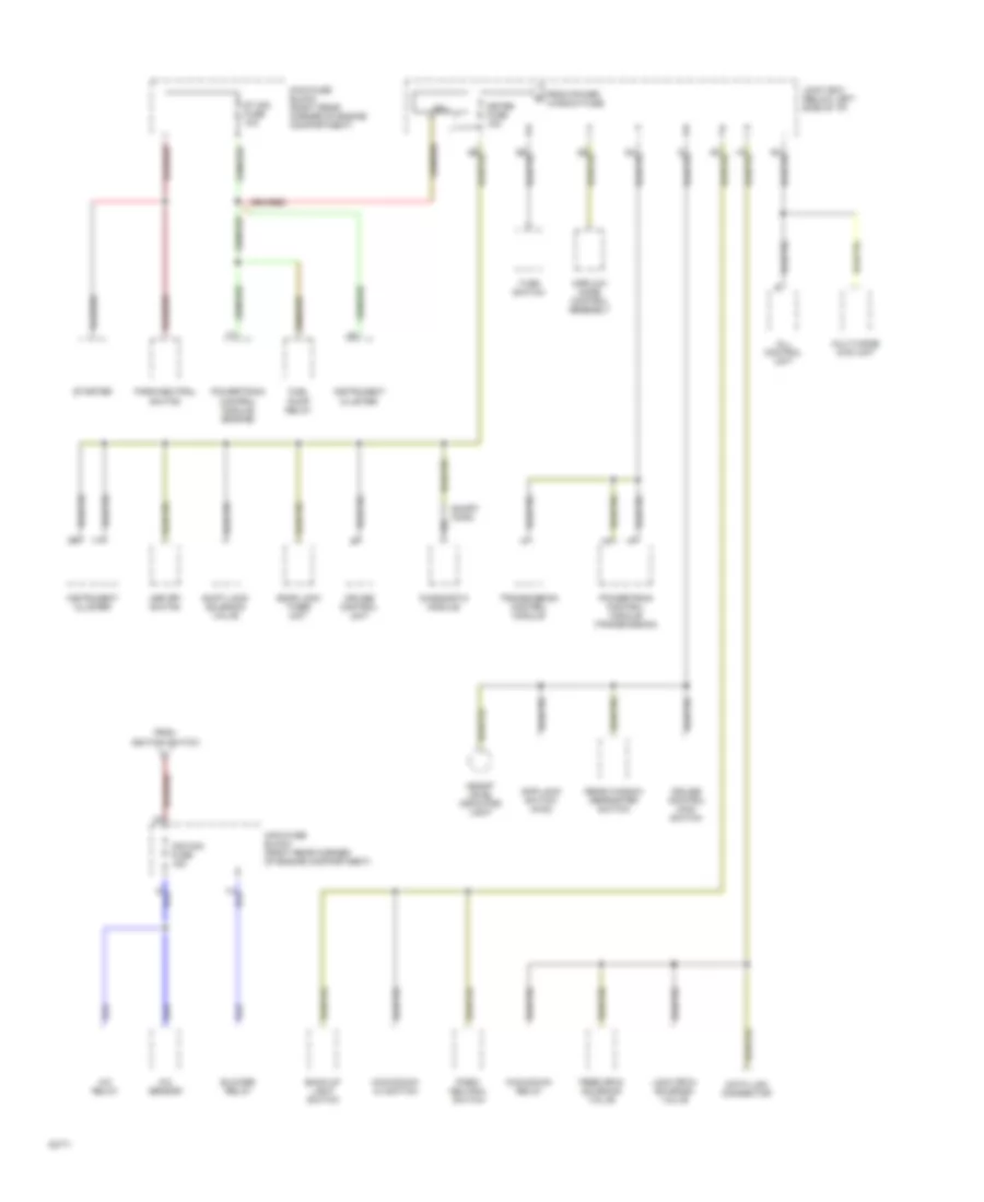 Power Distribution Wiring Diagram 3 of 4 for Mazda MPV LX 1994