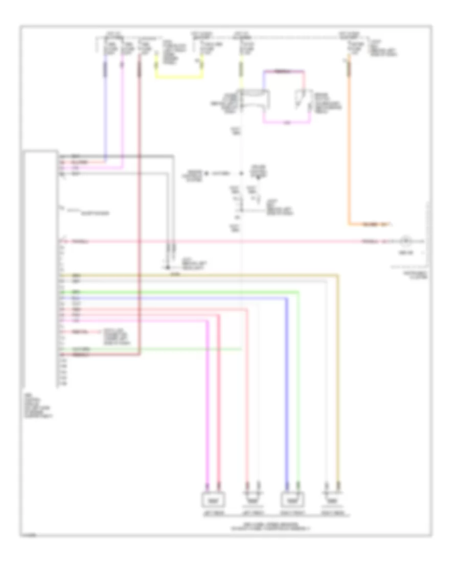 Anti lock Brake Wiring Diagrams without Traction Control for Mazda 626 ES 2001