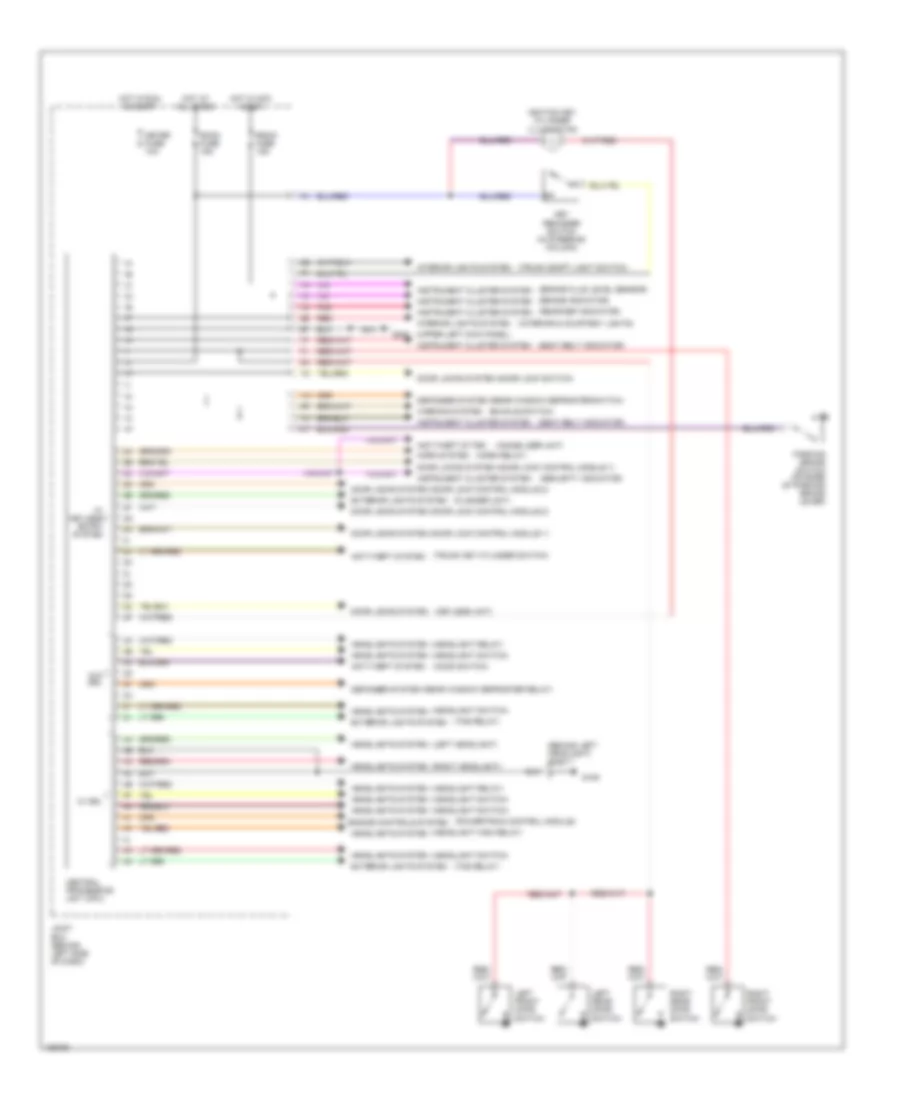 Body Computer Wiring Diagrams for Mazda 626 ES 2001