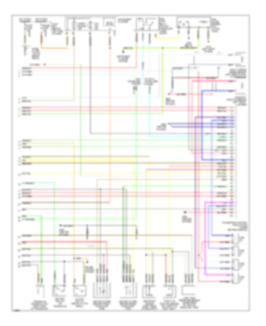 2 0L Engine Performance Wiring Diagrams 3 of 3 for Mazda 626 ES 2001