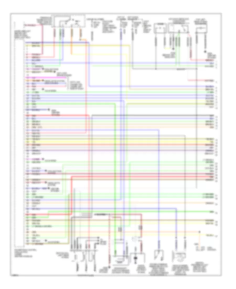 2 5L Engine Performance Wiring Diagrams 1 of 3 for Mazda 626 ES 2001