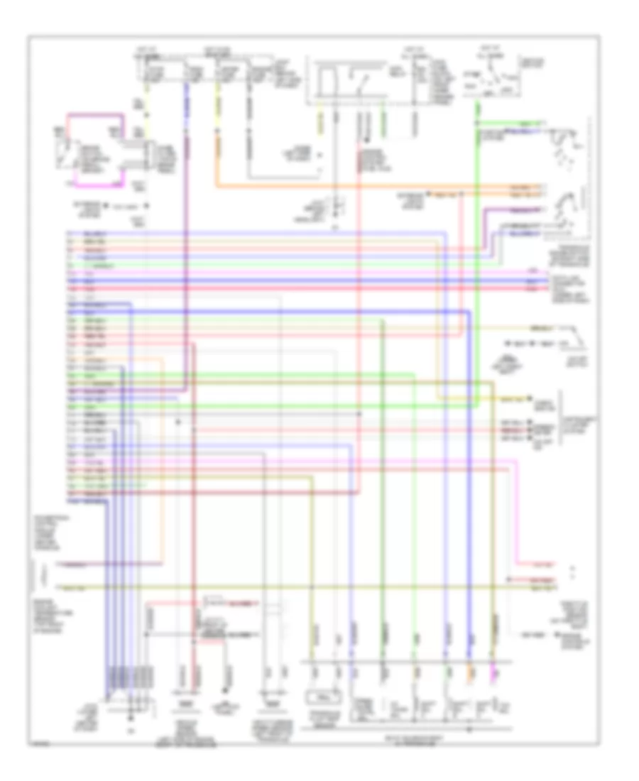 2 5L A T Wiring Diagram for Mazda 626 ES 2001