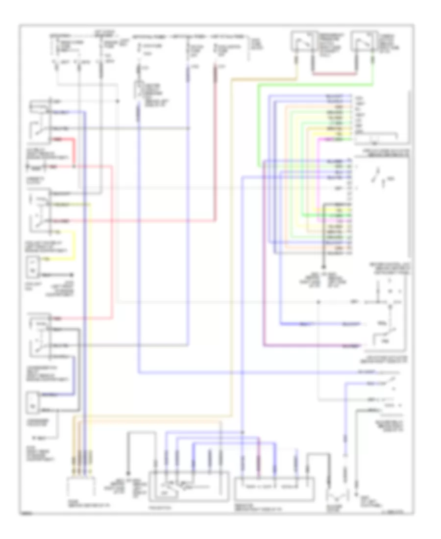 1 6L A C Wiring Diagram with Logical Mode Control for Mazda MX 3 1994