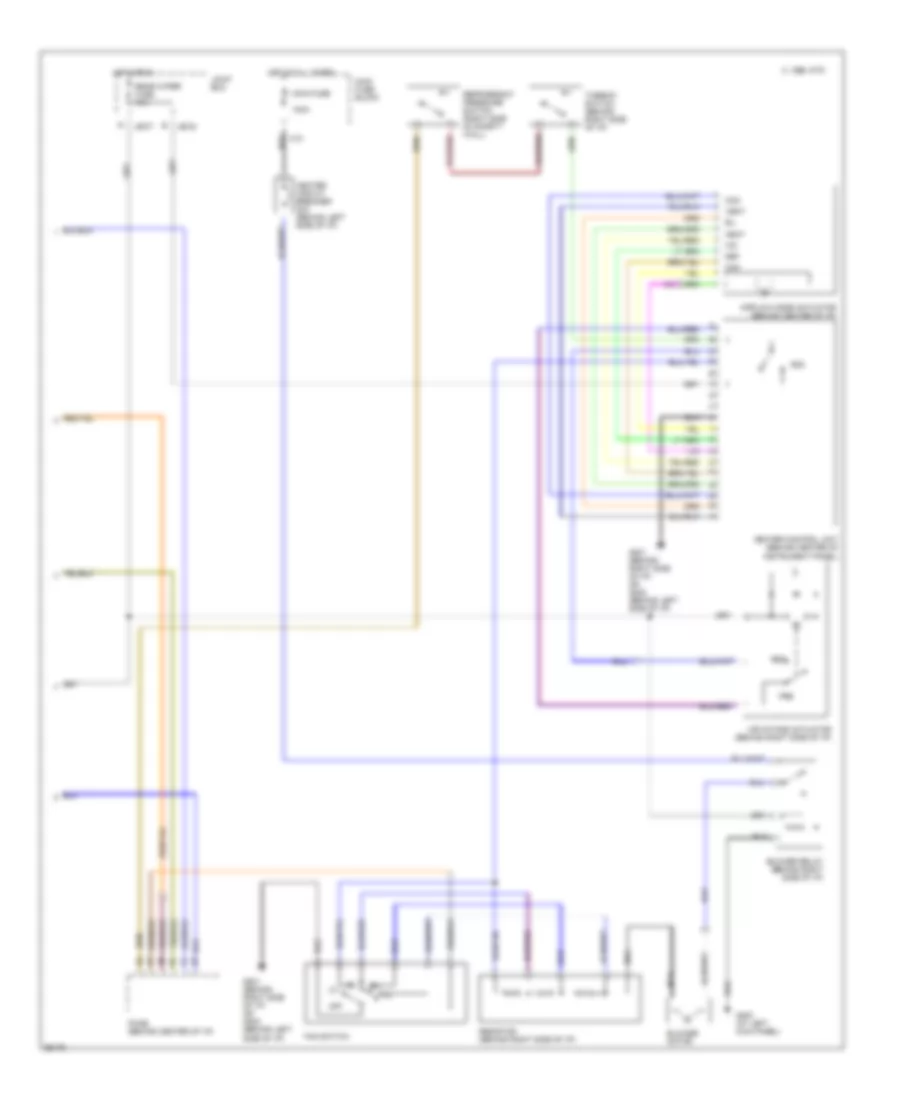 1.8L, AC Wiring Diagram, AT (2 of 2) for Mazda MX-3 1994