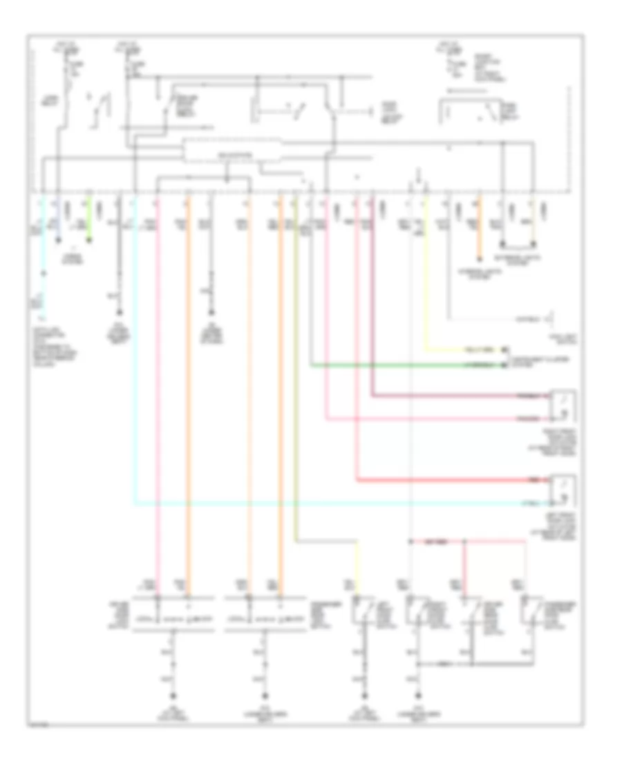 Forced Entry Wiring Diagram for Mazda B2005 2300