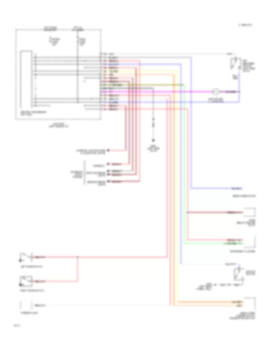 Central Processing Unit Wiring Diagram for Mazda MX-3 GS 1994