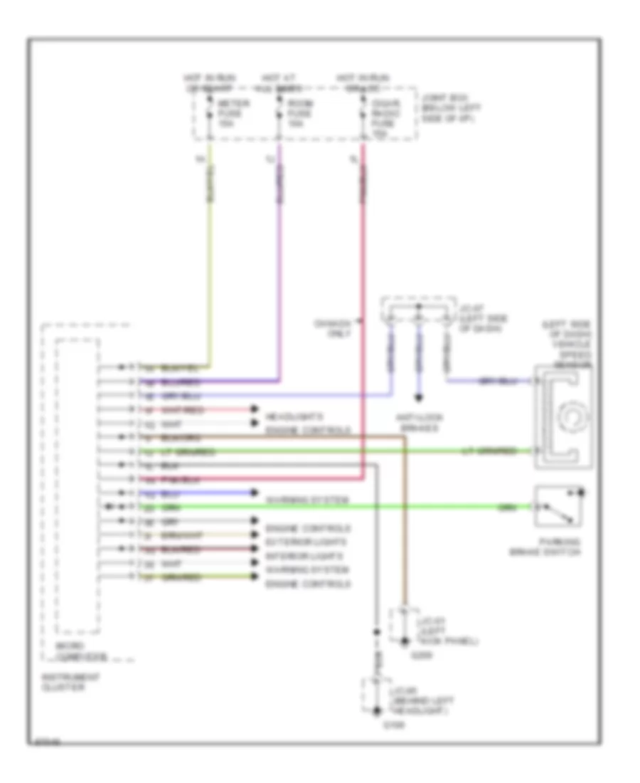 Body Computer Wiring Diagrams for Mazda Protege ES 1997