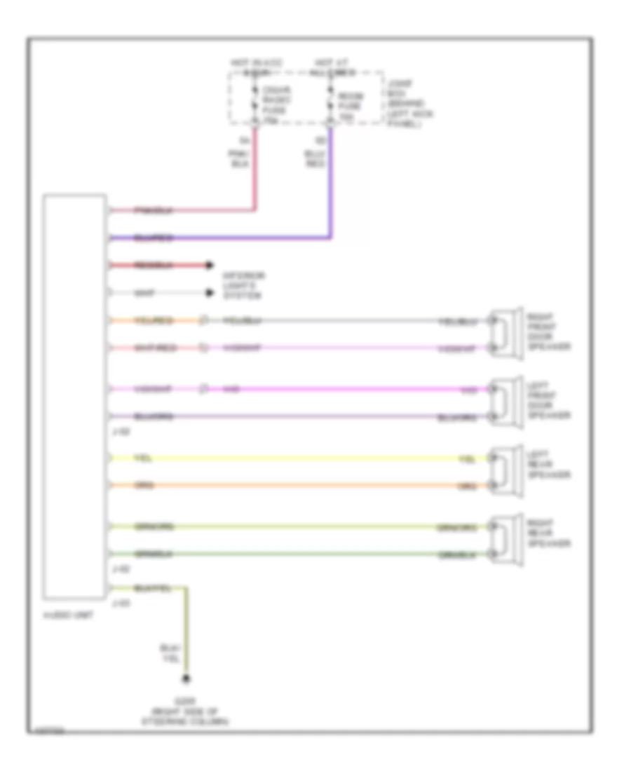 Radio Wiring Diagrams for Mazda Protege ES 1997