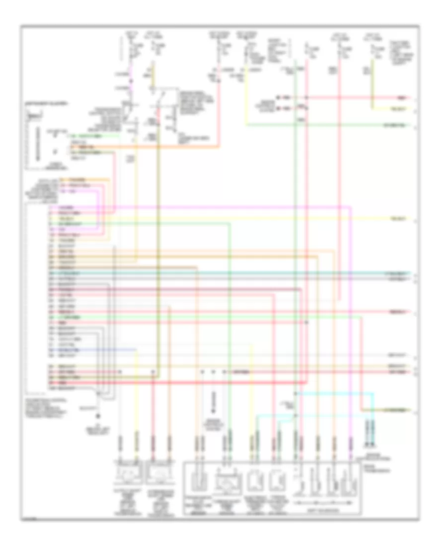 A T Wiring Diagram 1 of 2 for Mazda B2005 3000