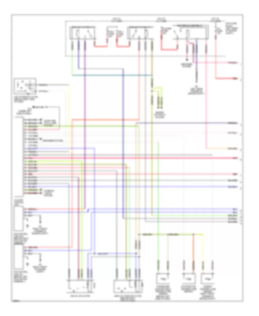 Automatic A C Wiring Diagram 1 of 2 for Mazda CX 7 Grand Touring 2007