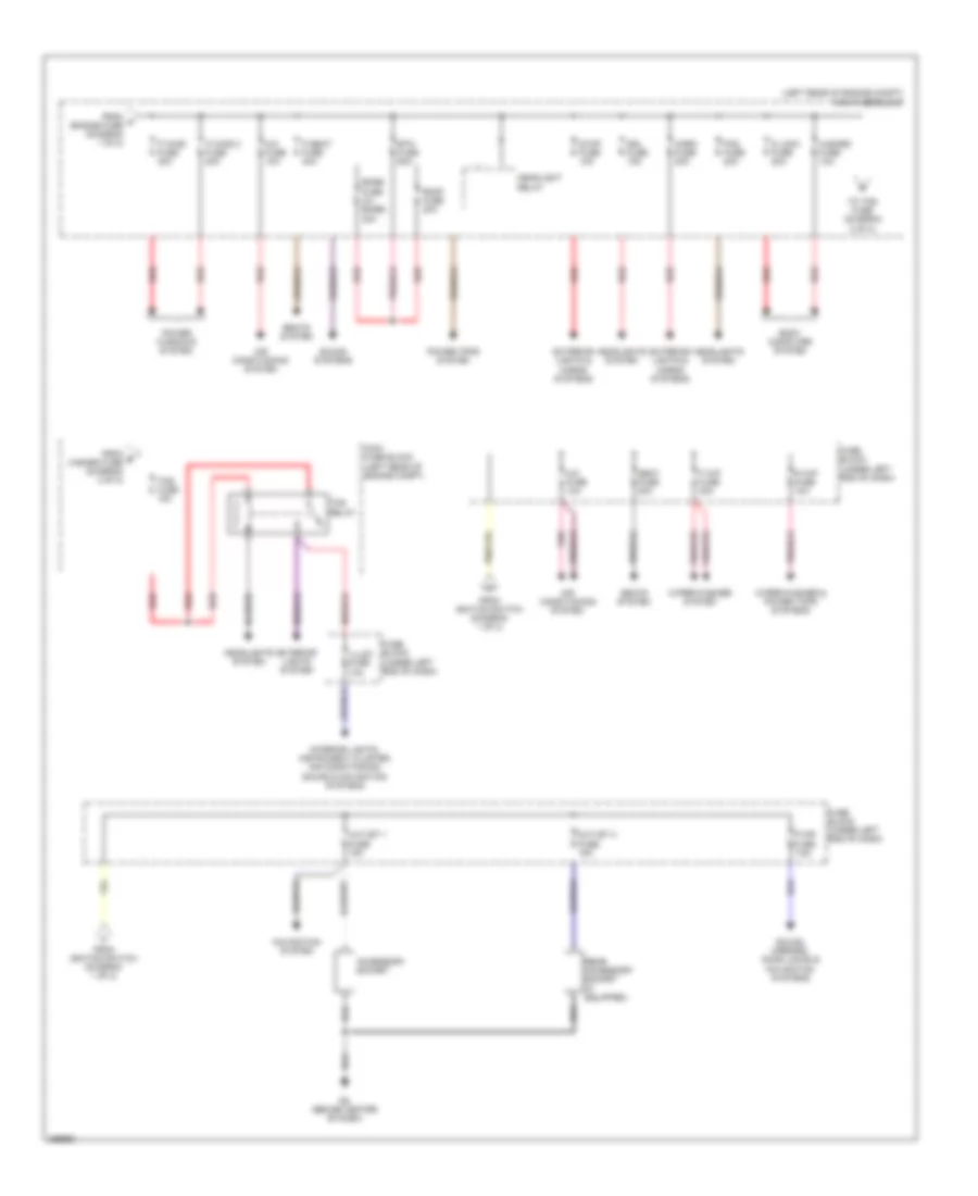 Power Distribution Wiring Diagram (2 of 2) for Mazda CX-7 Grand Touring 2007