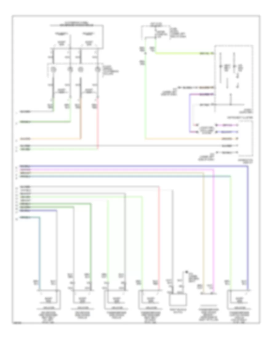 Supplemental Restraints Wiring Diagram 2 of 2 for Mazda CX 7 Grand Touring 2007