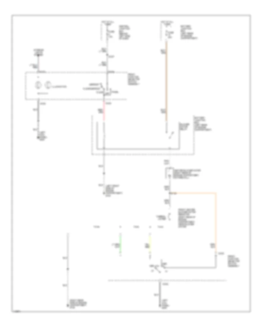Heater Wiring Diagram for Mazda BSX 2001 2300