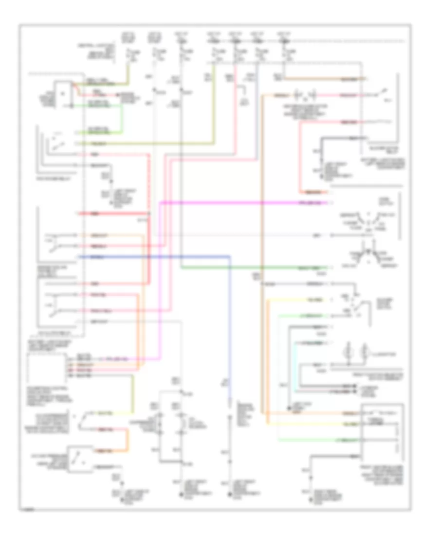 Manual AC Wiring Diagram for Mazda B2300 SX 2001