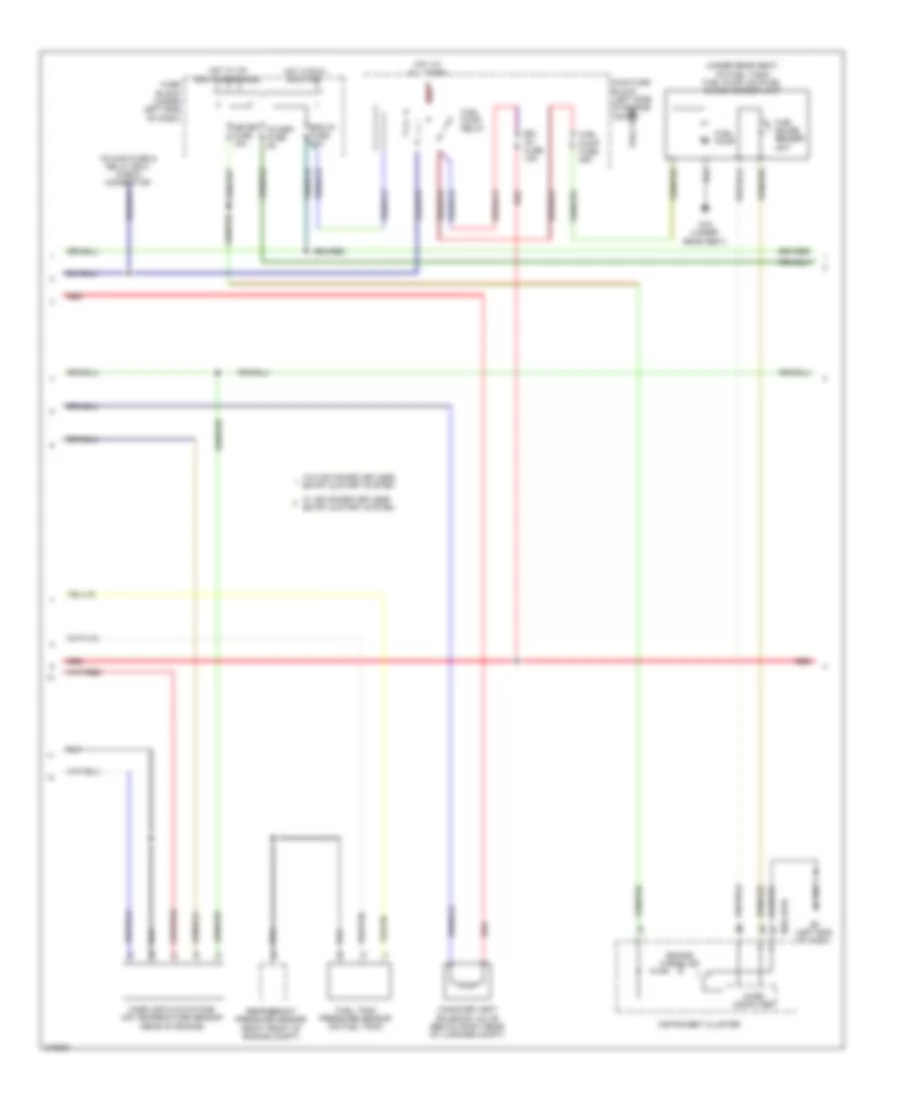 2.5L, Engine Performance Wiring Diagram (2 of 4) for Mazda 6 i Sport 2009